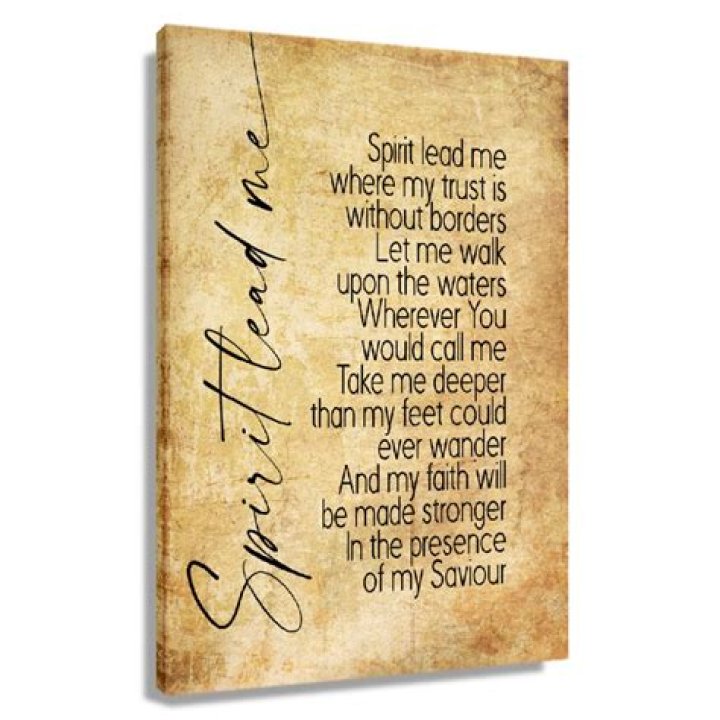 Spirit Lead Me Seeds of Faith