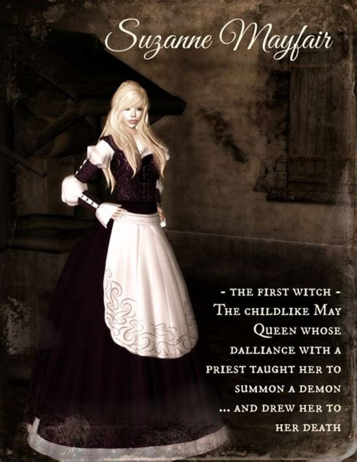 Suzanne Mayfair played by Chewie Quixote Magick, Witchcraft, Anne Rice