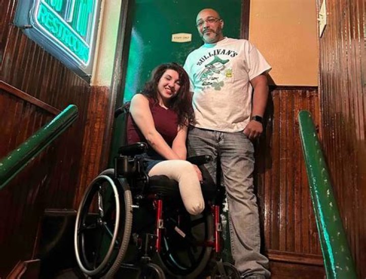Sydney Benes Woman whose wheelchair was shoved downstairs by Carson