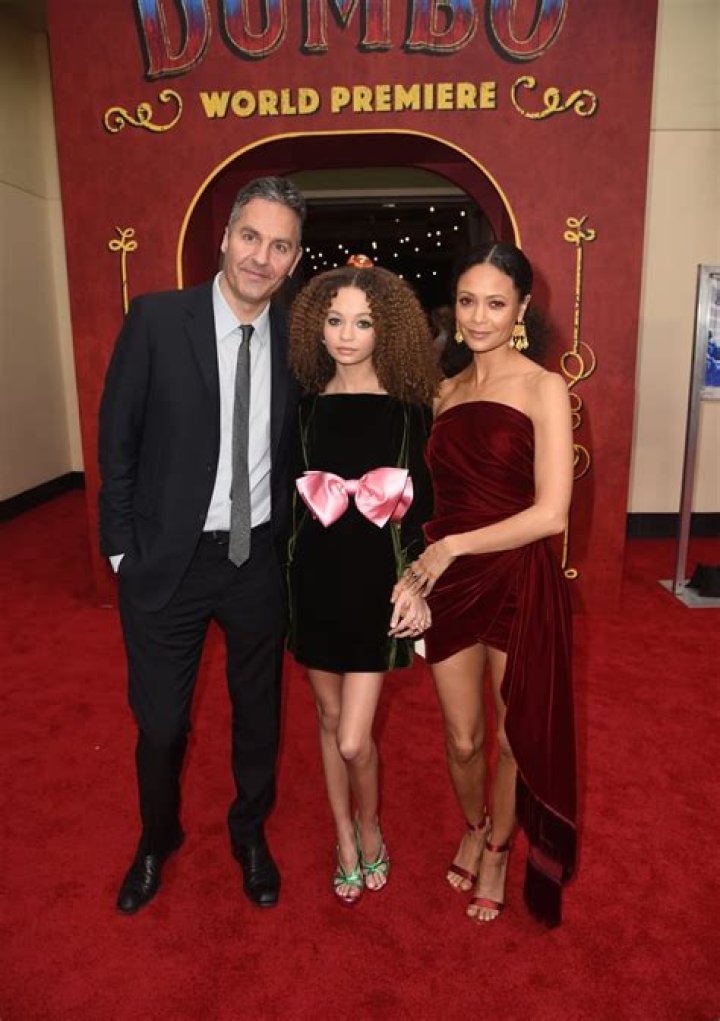 Thandie Newton and Her Family at the Dumbo Premiere in LA POPSUGAR