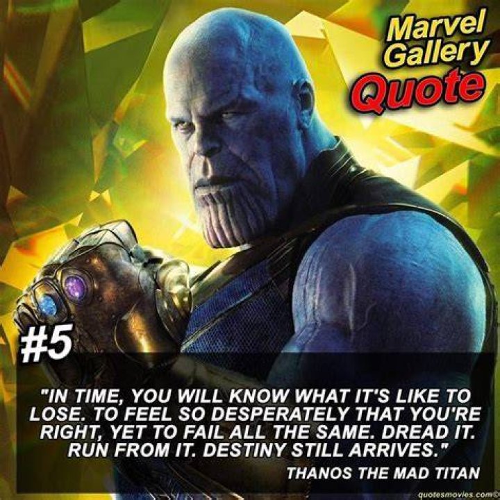 Thanos Quotes Wallpapers Wallpaper Cave