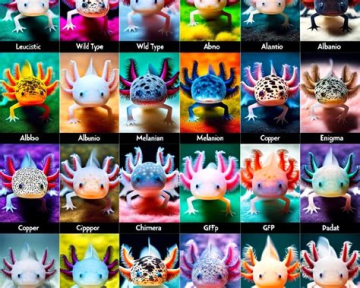 The 14 Axolotl Colors in 2021 Axolotl, Axolotl cute, Axolotl pet