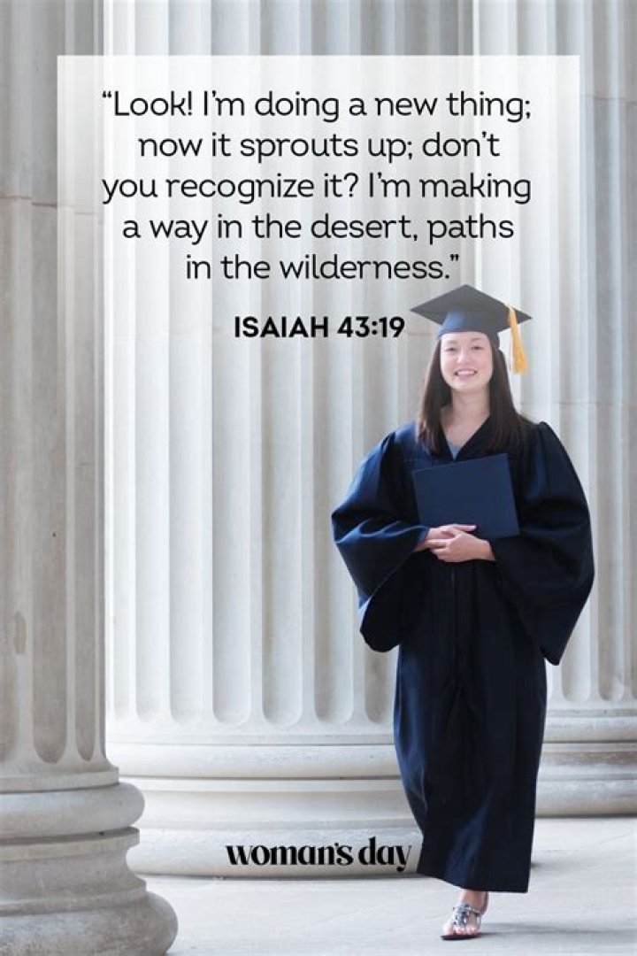 The Best Graduation Bible Verses