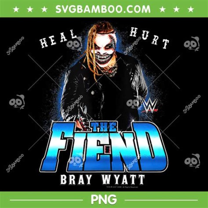 The Fiend Bray Wyatt Painting LET HIM IN wwe art Acrylic Painting