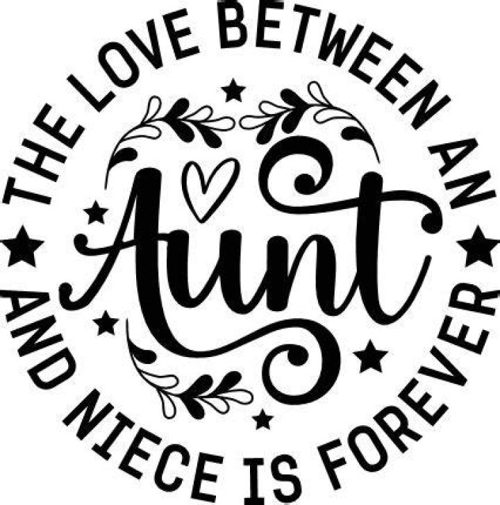 The Love Between An Aunt and Niece Is Forever wood sign Aunt Gift Christmas Aunt birthday
