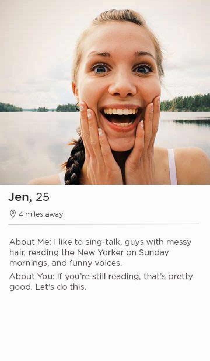 Tinder Bio For Girls Template for Dating Profile