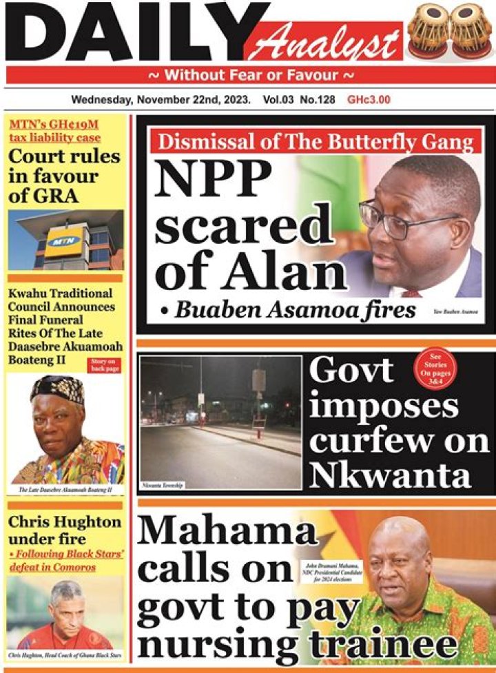 Today S Newspaper Headlines Wednesday 3rd January 2021 Front Page From 5 Top Newspapers In