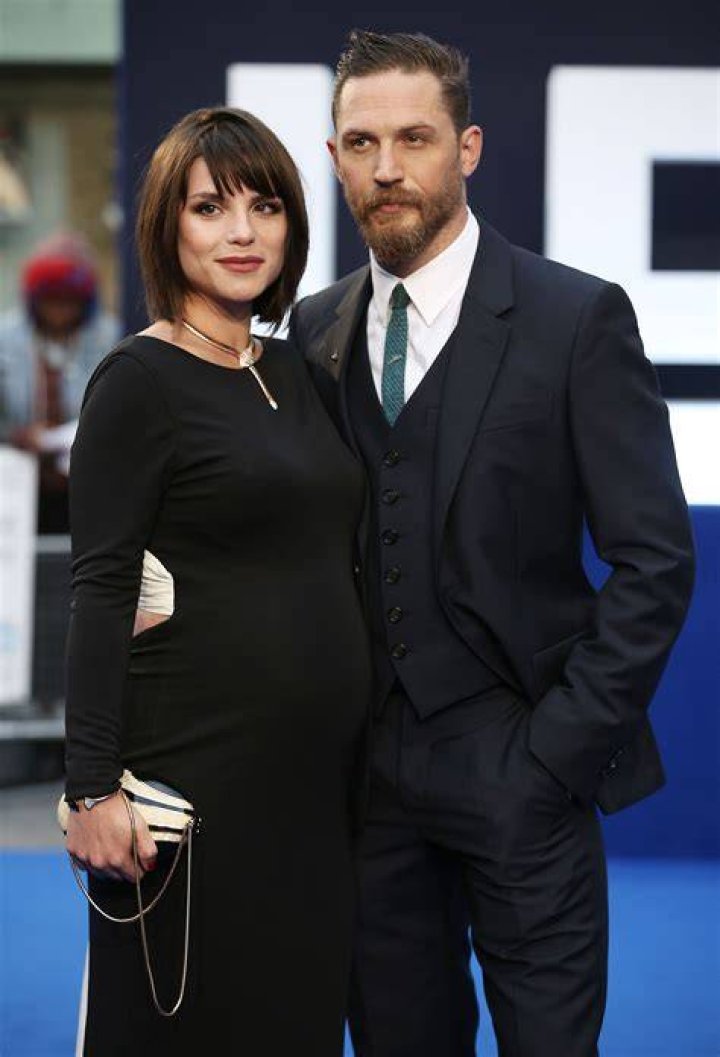 Tom Hardy and wife Charlotte Riley their second child
