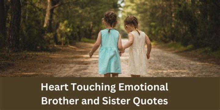 Top 50 HeartTouching Emotional Brother and Sister Quotes You Should Not Miss! eAstroHelp