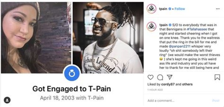 TPain Posts Sweet Message About Wife 17 Years After Proposing She's Kept Me Going In This Weird A*