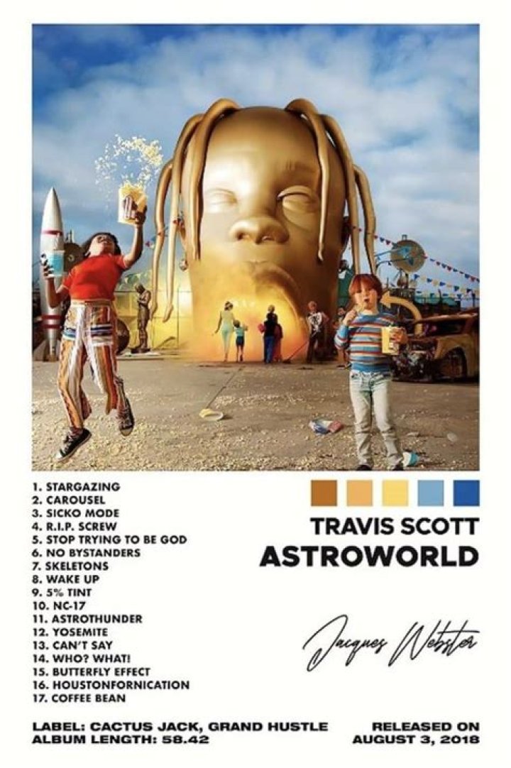 Travis Scott ASTROWORLD [2048x2048] album art cover art art music