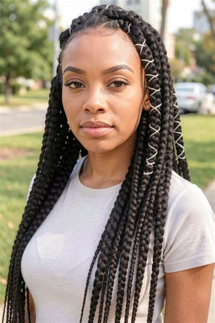 Triangle Box Braids Styles We Adore!