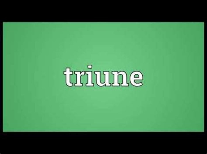 Triune Meaning YouTube