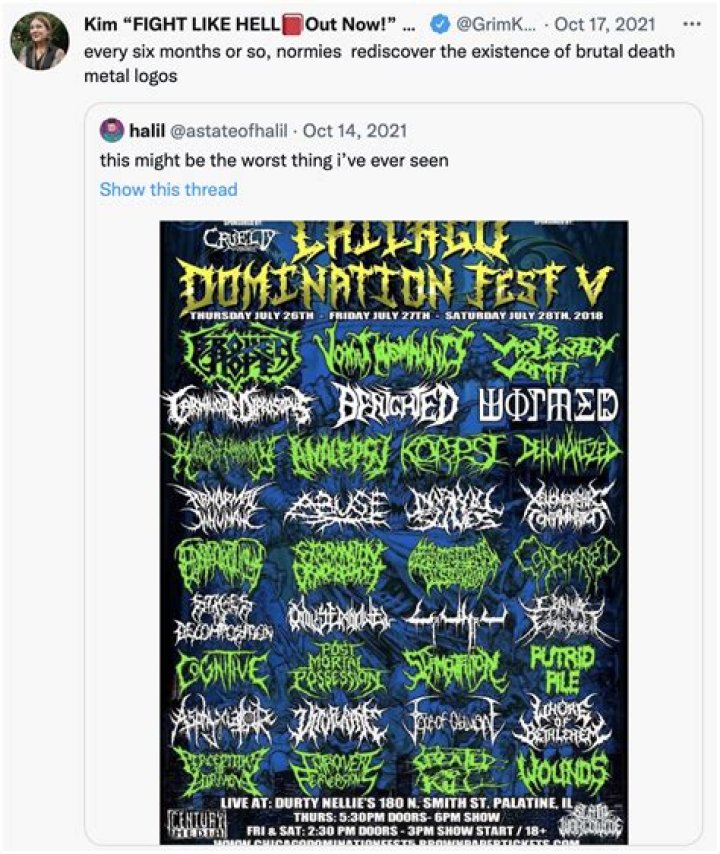 Trve Kvlt Brvtal Names Use Vs Music Music FAILS