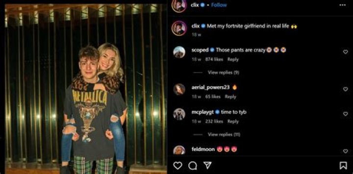 Twitch Streamer Clix Girlfriend Sommerset Relationship