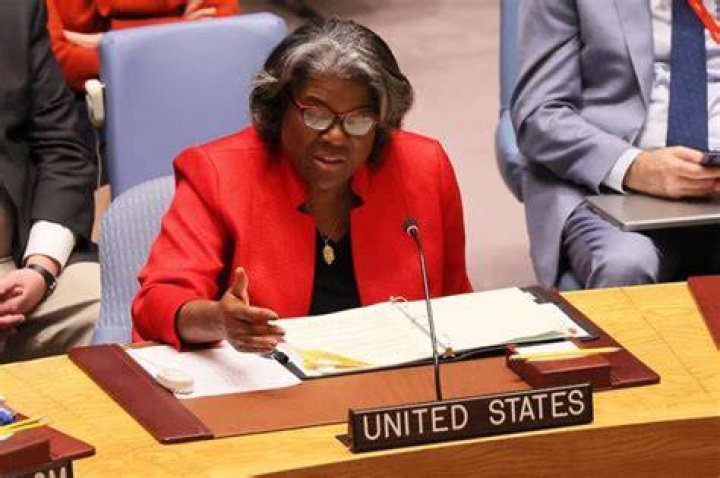 U.S. Representative to the United Nations Linda ThomasGreenfield to