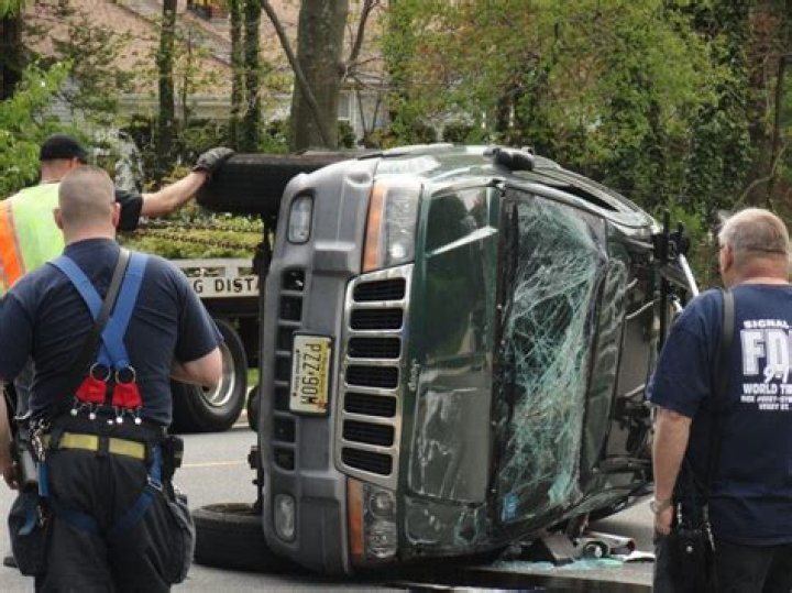 West Long Branch Crash Causes Jeep to Overturn Long Branch, NJ Patch