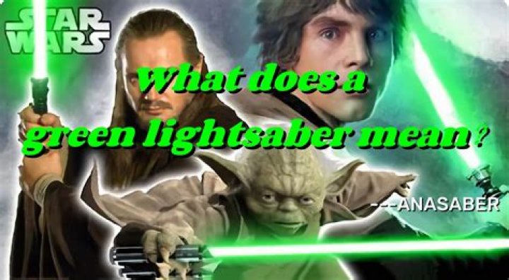 What Does a Green Lightsaber Mean? Star Wars What Do the Lightsaber Colors Mean? POPSUGAR