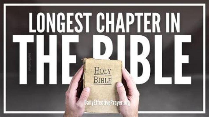 what is longest chapter in the bible