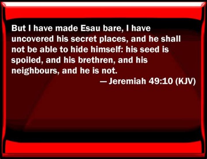 Who Is Esau False Arguments HubPages