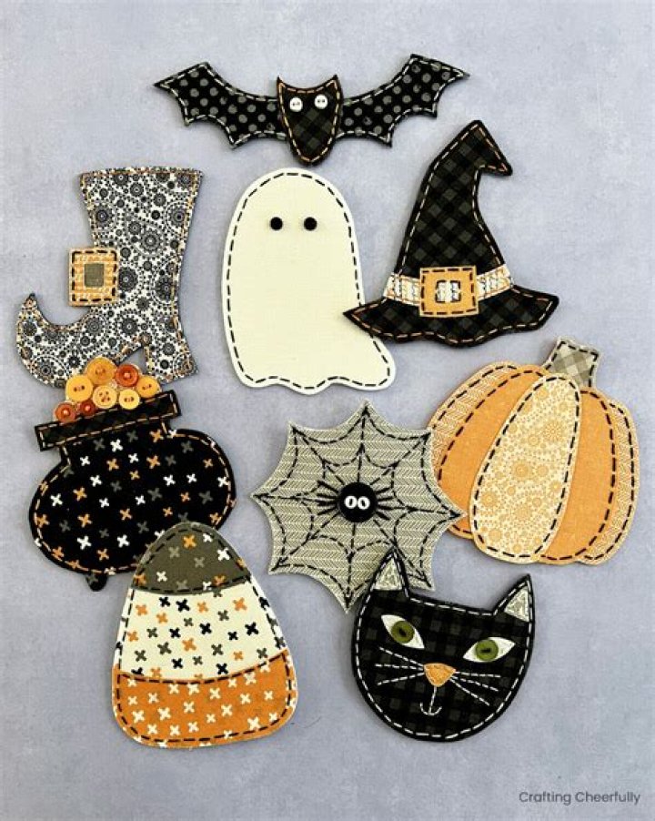 Witch Ghost Numbers Applique Halloween Numbers Embroidery Etsy