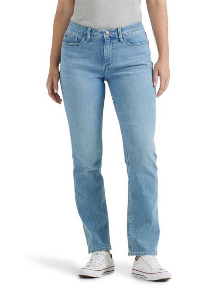 Women Shops Lee Womens Plus Size Legendary Regular Fit Straight Leg