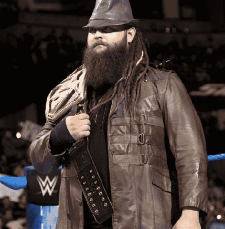 WWE Superstar Bray Wyatt (Windham Rotunda) at a carnival with his