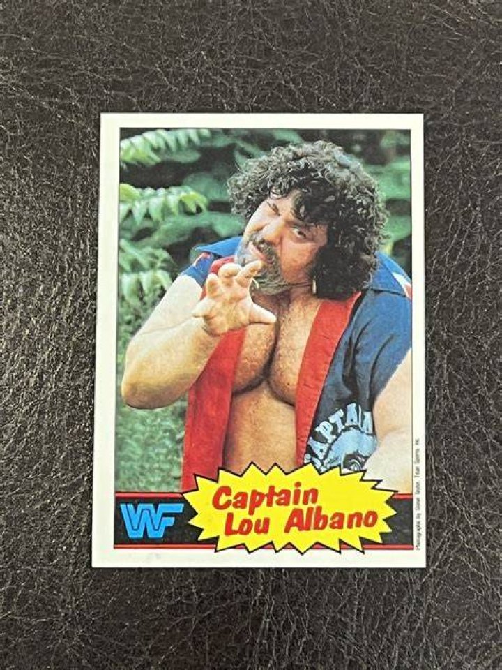 WWF wrestler/manager/actor Captain Lou Albano and friend Cyndi Lauper