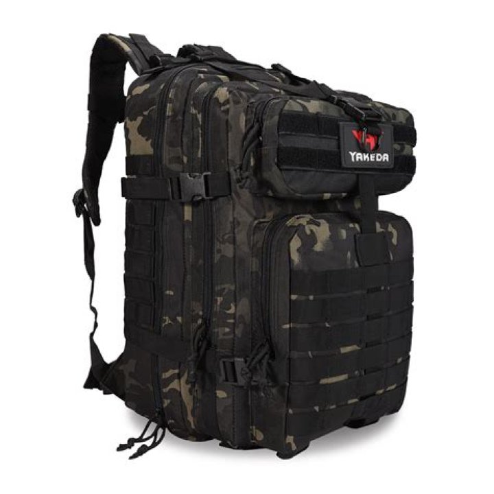 YAKEDA 40L Military Tactical Backpack for Men Army Survival Backpacks