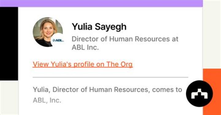 Yulia Sayegh ABL, Inc.