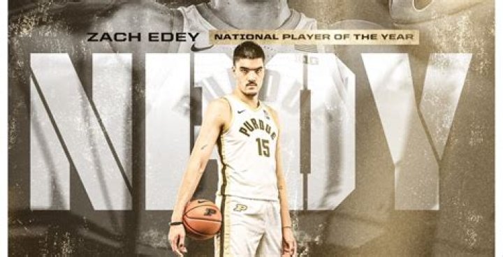 Zach Edey named Sporting News &lsquo;National Player of the Year&rsquo; Hammer