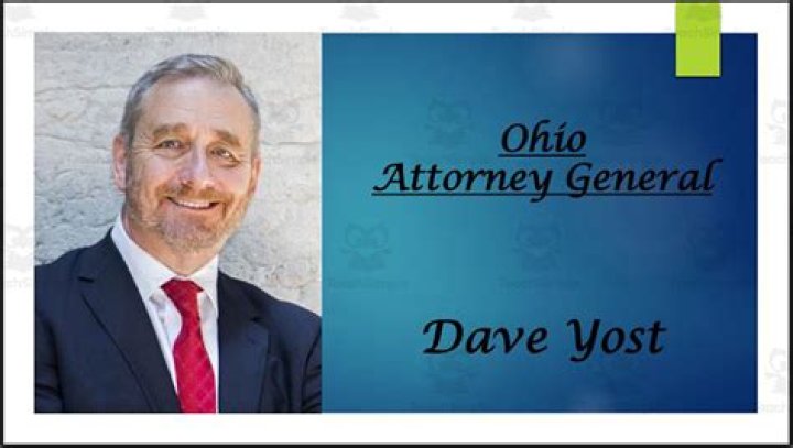 Zander Ohio Attorney General Dave Yost